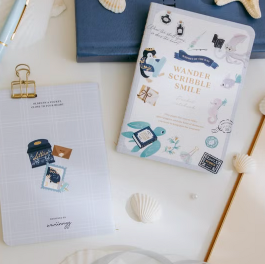 wwiinngg Blank Passport Notebook - Bubble Office