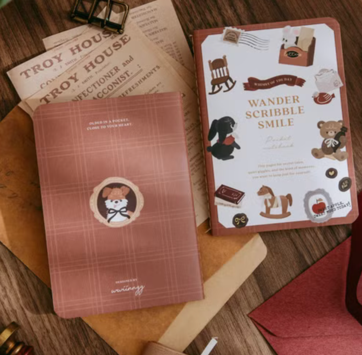 wwiinngg Blank Passport Notebook - Bear's Warm Corner