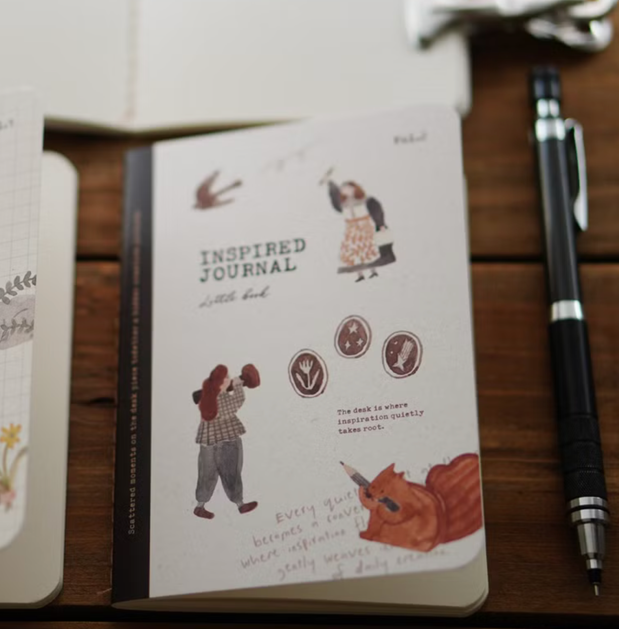 Ivy Snow Blank Passport Notebook - Desk Story