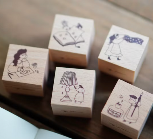 Ivy Snow Rubber Stamps - Stationery Series
