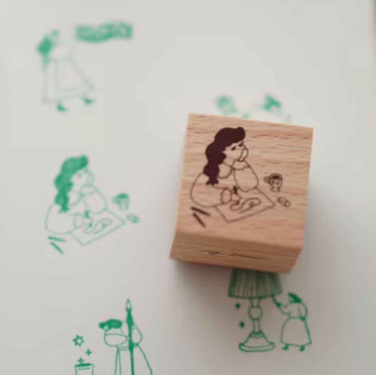 Ivy Snow Rubber Stamps - Stationery Series