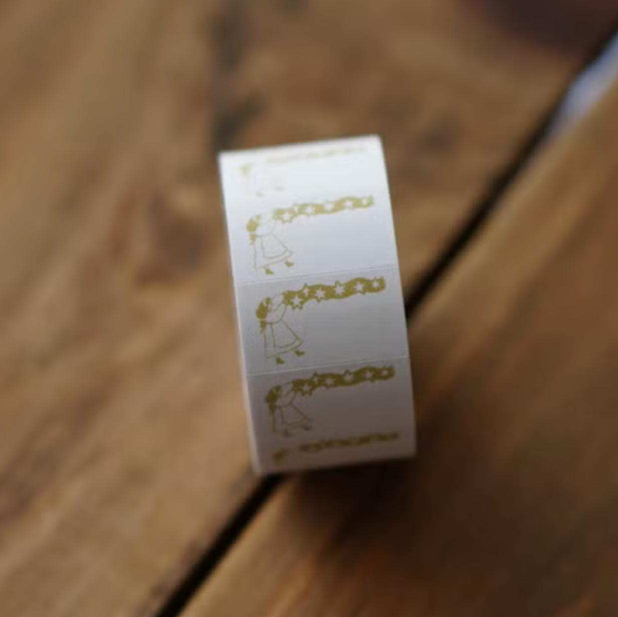 Ivy Snow Label Stickers - Star Tape