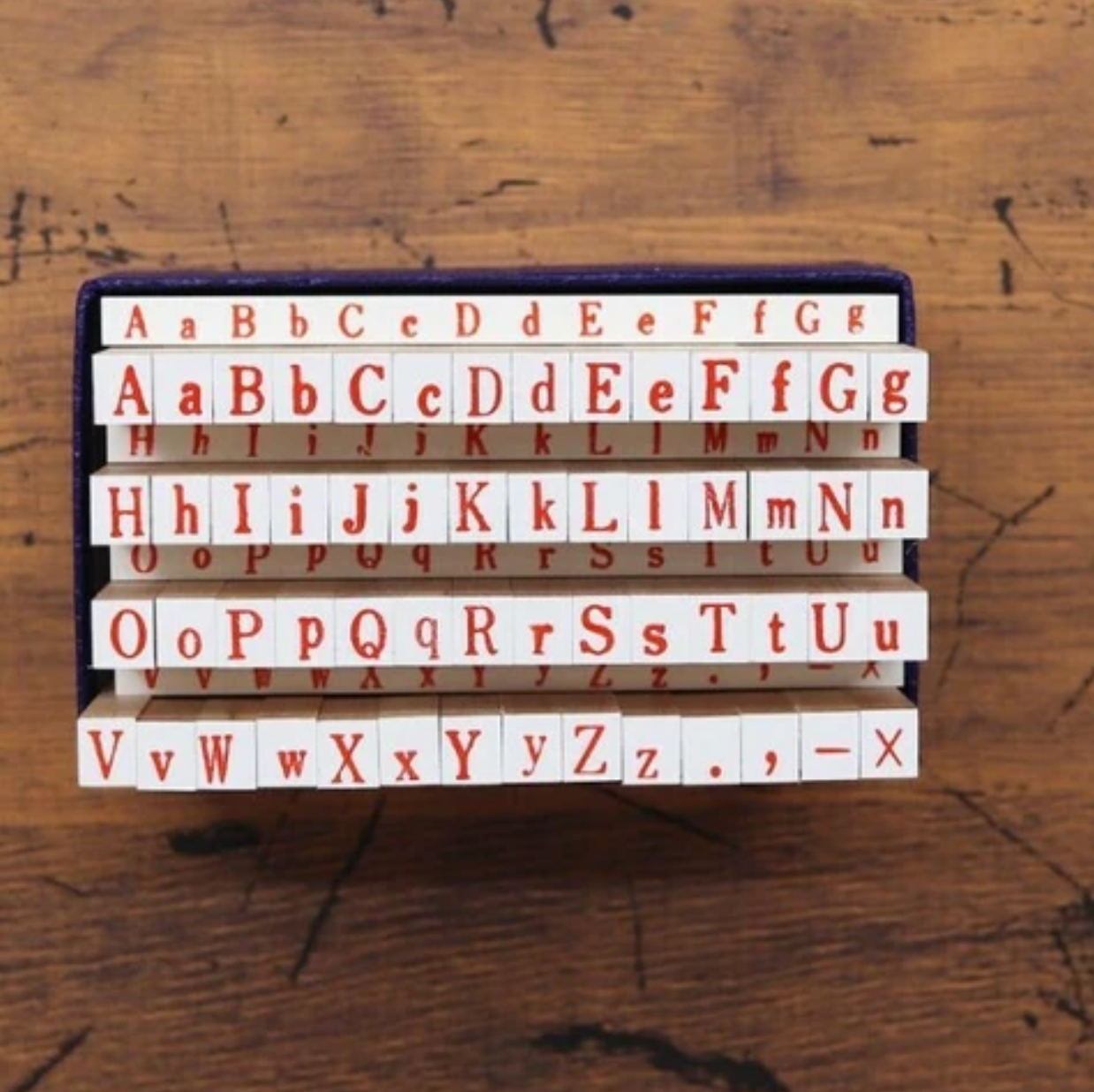 36 Sublo Rubber Stamp Set - Letters No. 3