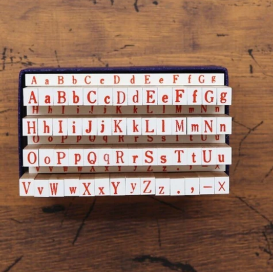36 Sublo Rubber Stamp Set - Letters No. 3