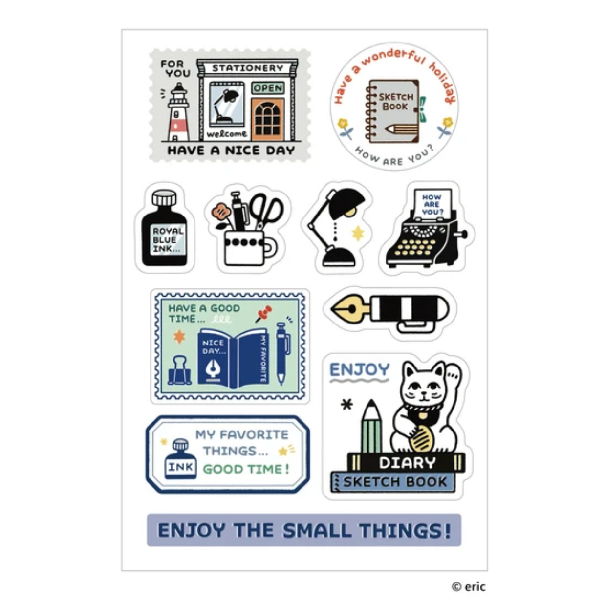 Sanby x Eric Multi-Sticker - 01 Enjoy