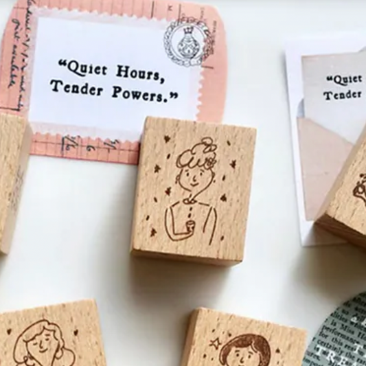 a kind of cafe Mademoiselle Rubber Stamp - Coffee