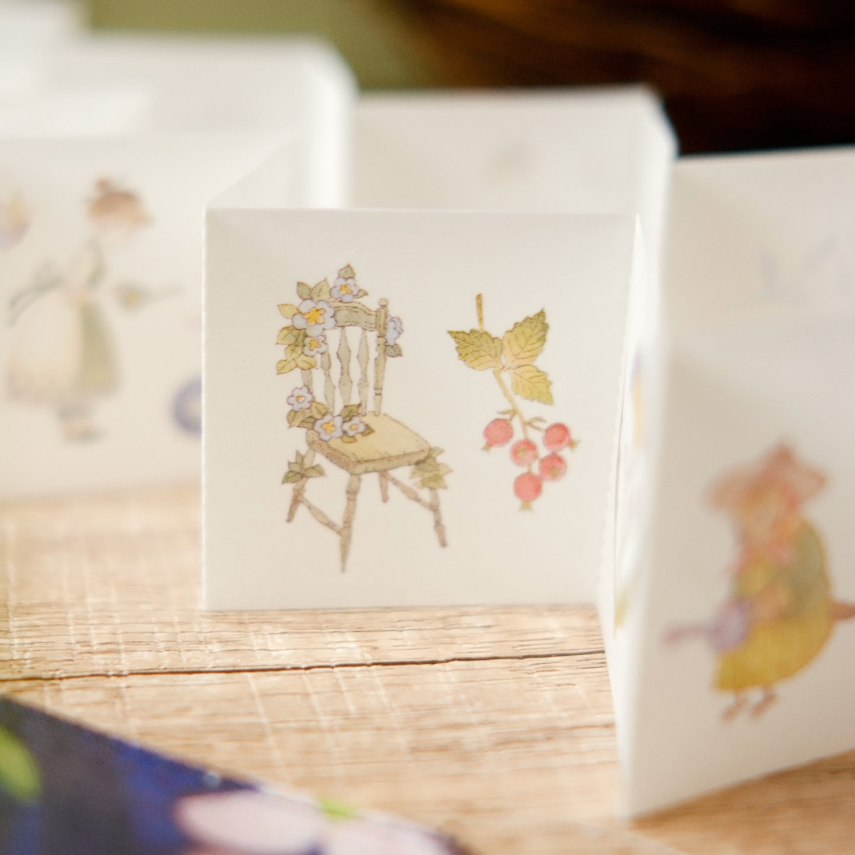 Teayou Kiss Cut Washi Sticker Book - The Wandering Garden