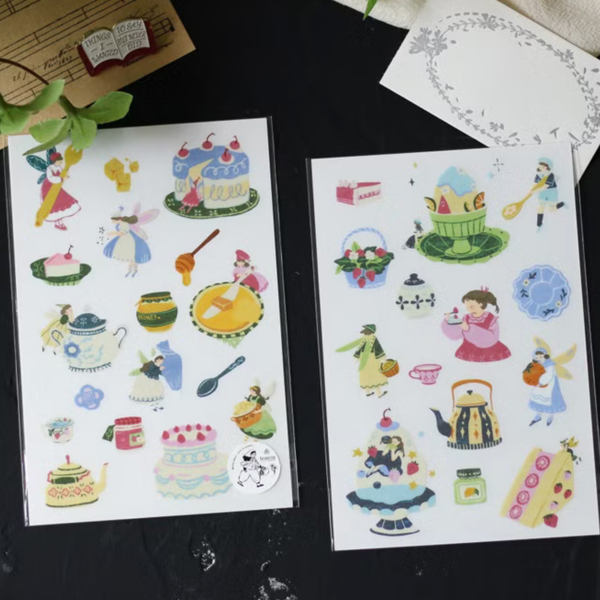 Teayou Transfer Stickers - Baking Fairies