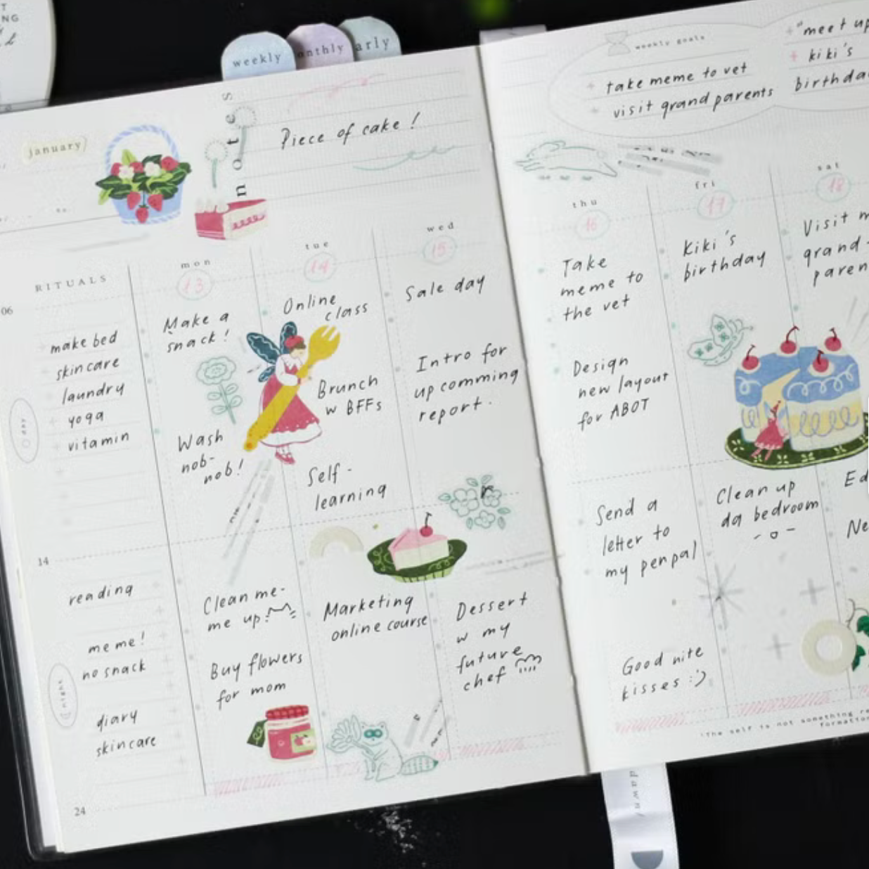 Teayou Transfer Stickers - Baking Fairies