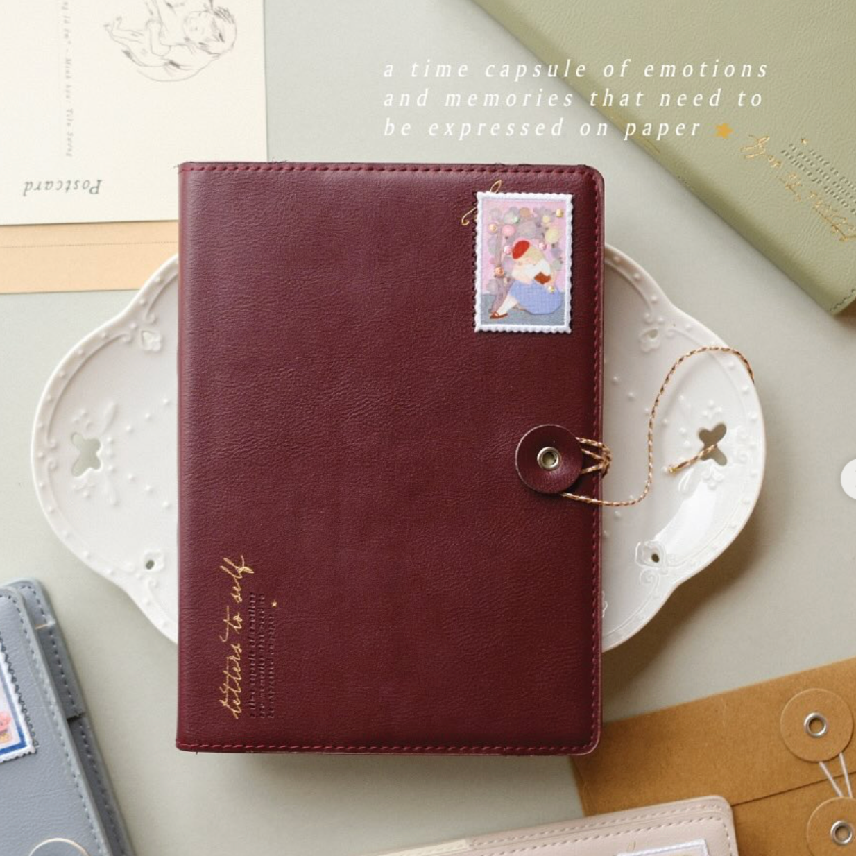 Teayou Shop Letters to Self Daily Journal - Wine