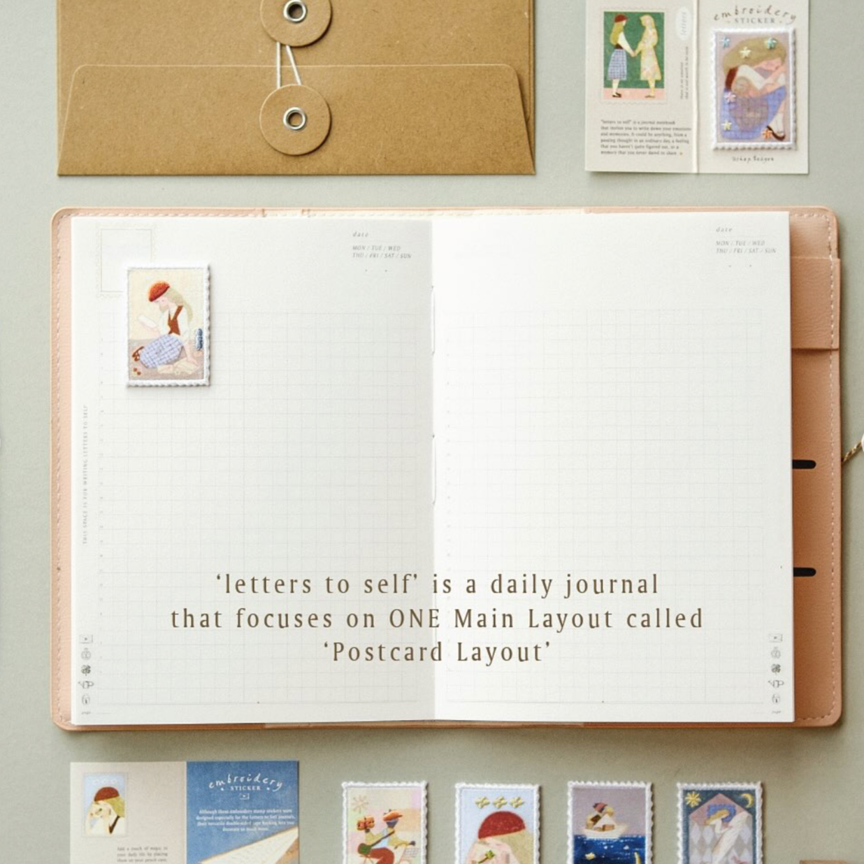 Teayou Shop Letters to Self Daily Journal - Wine