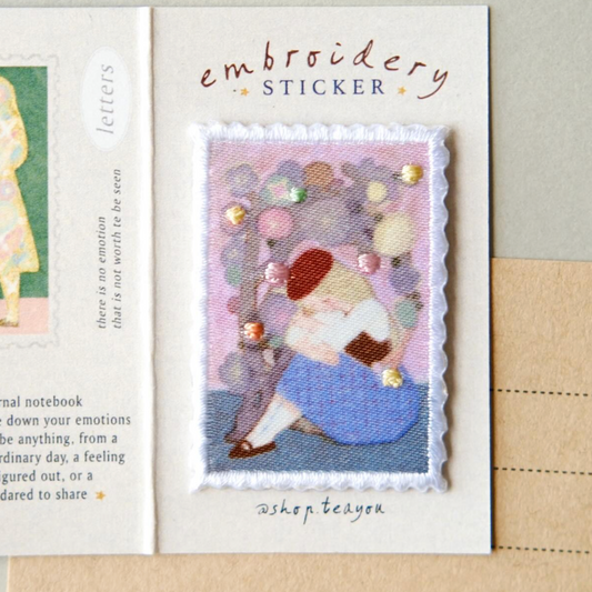 Teayou Letters to Self Embroidery Patch Stickers - Reflection