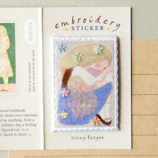 Teayou Letters to Self Embroidery Patch Stickers - Stars