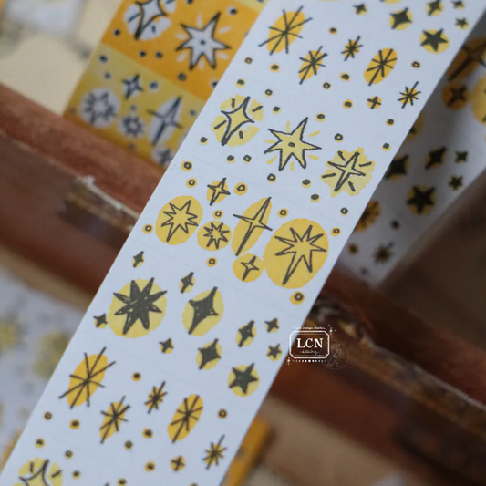 LCN Design Studio Label Stickers - Hand Draw: White