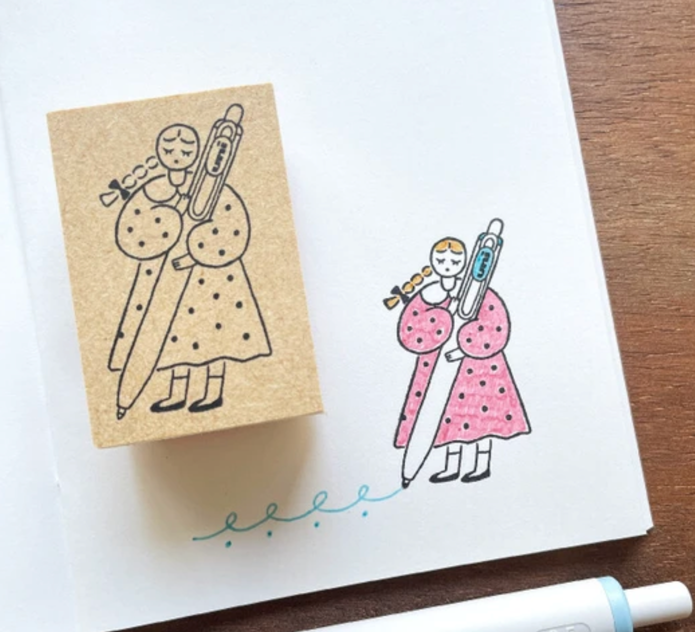 Stamp Marche Rubber Stamp - Uni-ball One
