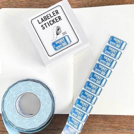 222 Label Stickers - Bus Ticket