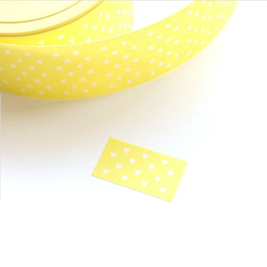 forme. Label Stickers - Lemon Yellow Heart