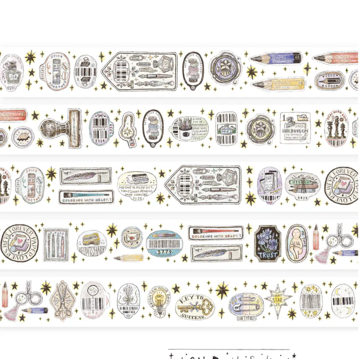 LCN Design Studio PET Tape - Sticker Club: Stationery