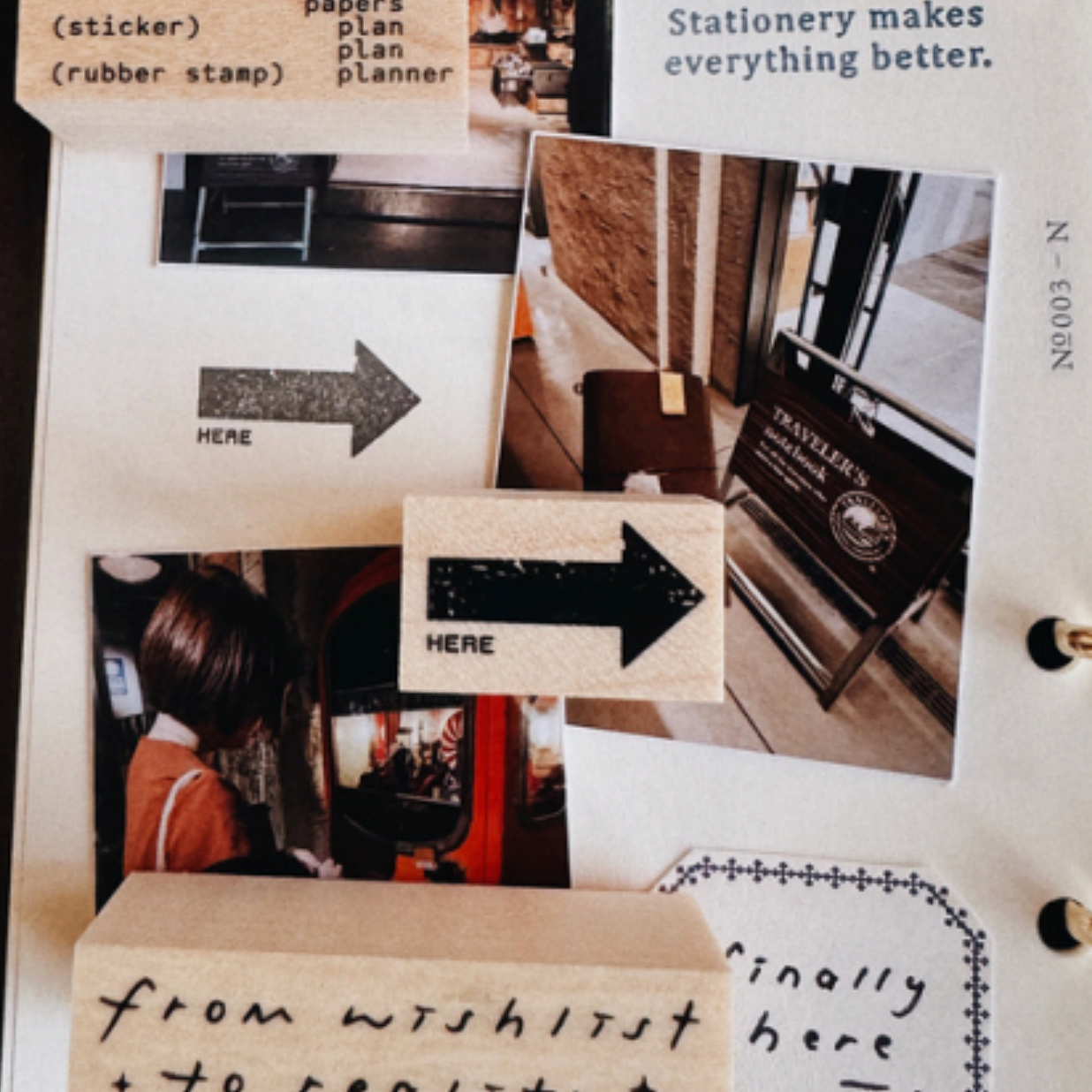 PensPapersPlanner Rubber Stamps - 164 Arrow Here