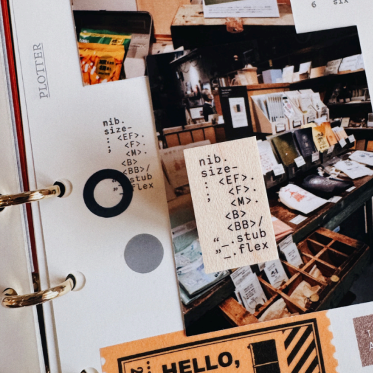 PensPapersPlanner Rubber Stamps - 168 Code: Nibs