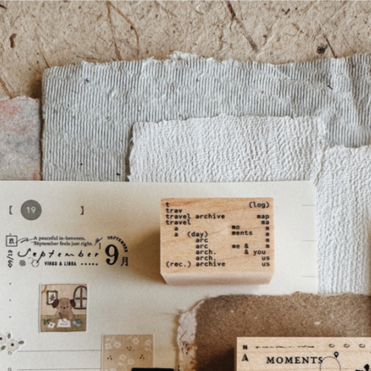 PensPapersPlanner Rubber Stamps - 170 Code: Travel