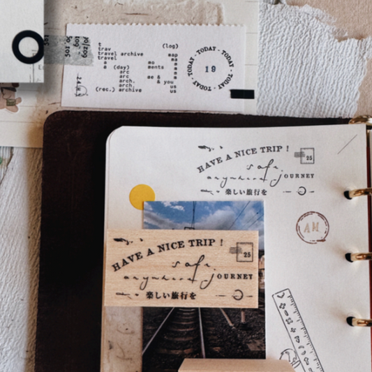 PensPapersPlanner Rubber Stamps - 172 Have a Nice Trip