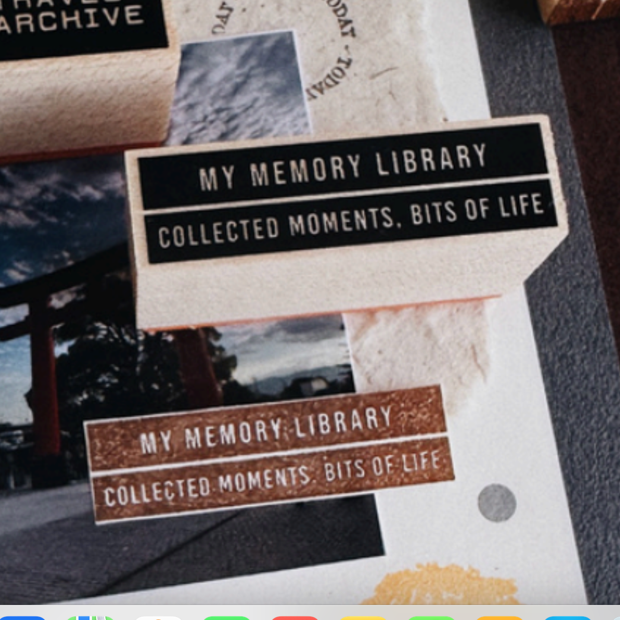 PensPapersPlanner Rubber Stamps - 162 My Memory Library