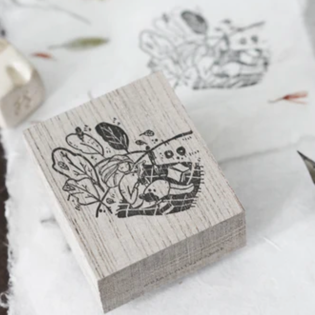 Black Milk Project Me Time Rubber Stamp - Picnic