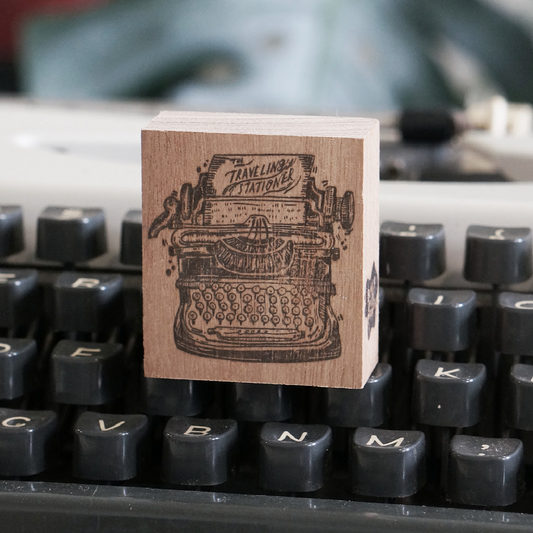 Black Milk Traveling Stationer Rubber Stamp - Typewriter