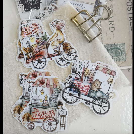 Black Milk Project PET Sticker Flake Set - Traveling Stationer