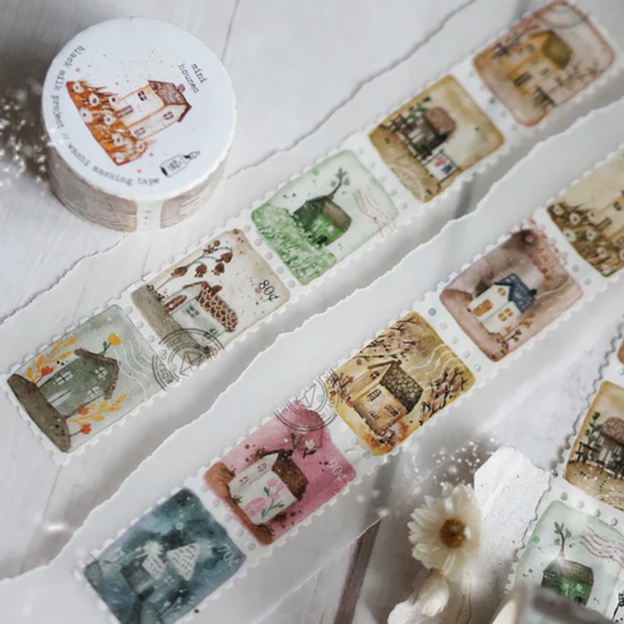 Black Milk Project Washi Tape - Mini Houses