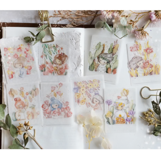 Black Milk Project Washi Sticker FlakeSet - Polaroid Girls