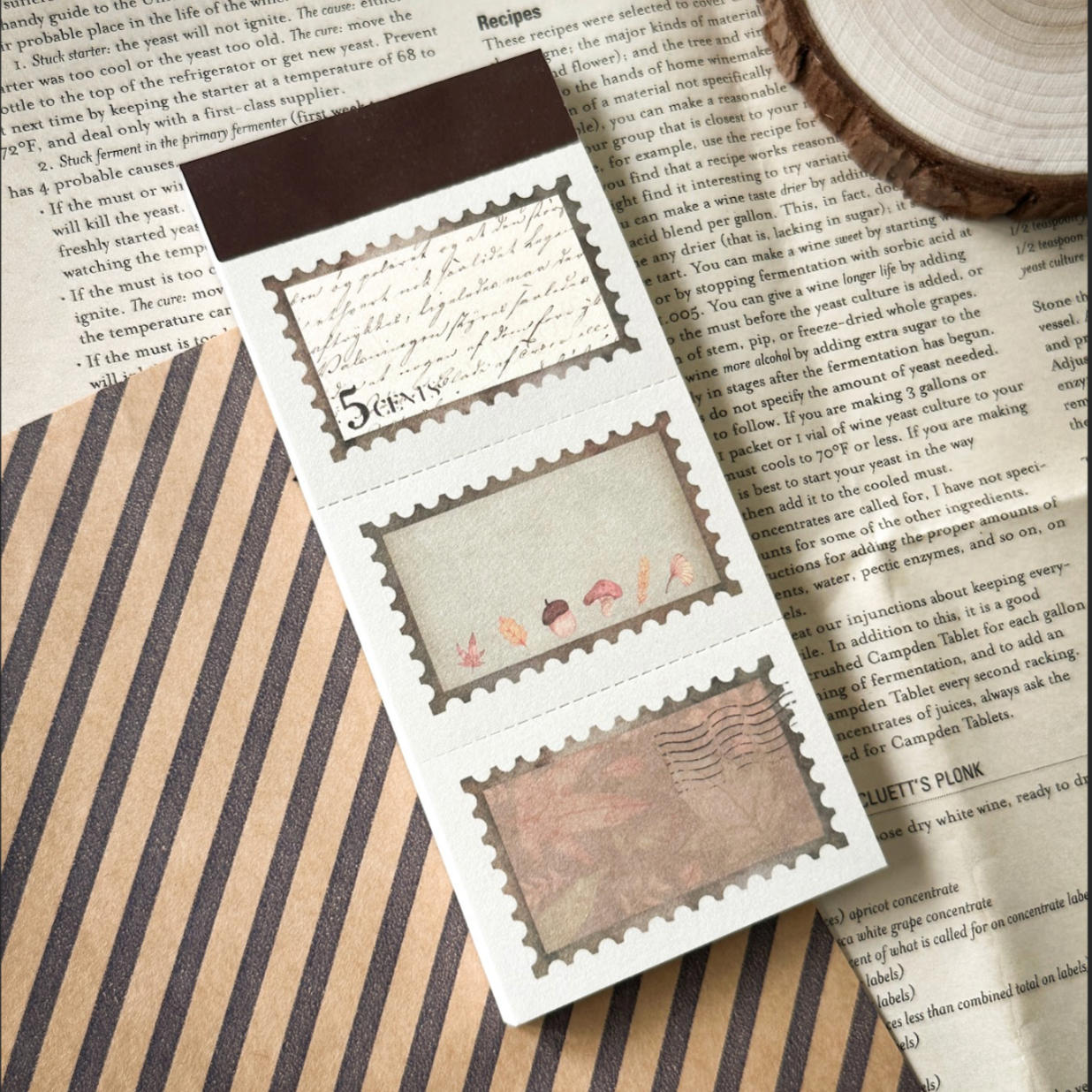 Sho Little Happiness Memo Pad - Falling Leaves