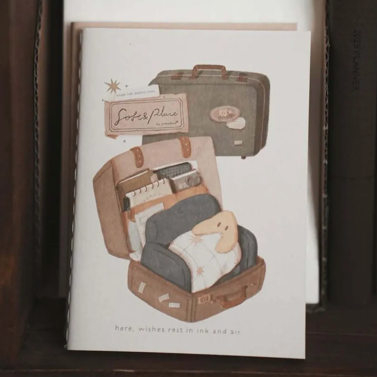 Yamadoro Passport Notebook - Soft & Place with Gold Foiling