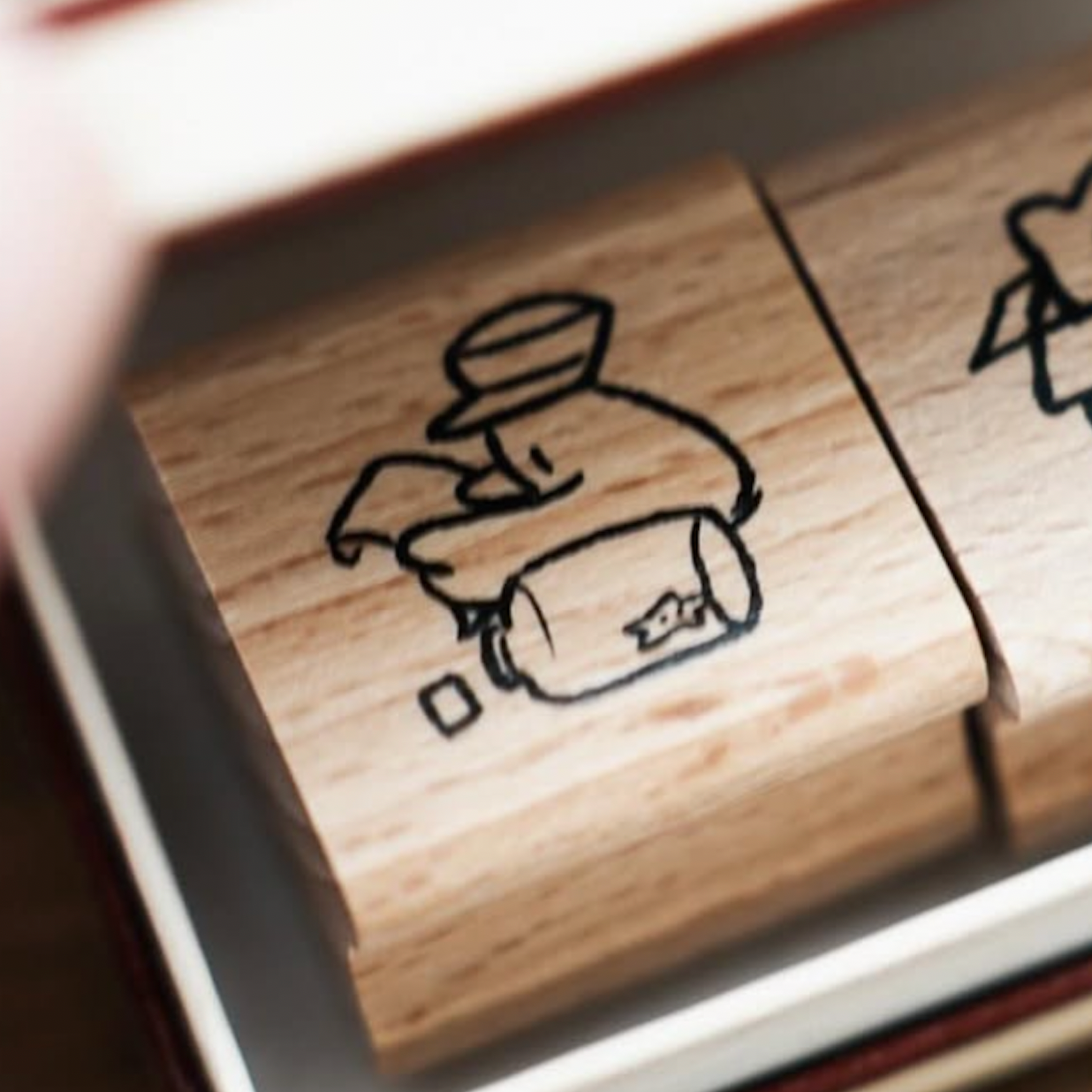 Yamadoro x Tagamisha Kamihaku Rubber Stamp - Mr. Bird