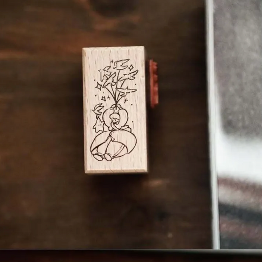 Yamadoro Double Sided Rubber Stamp - Among Stars By Companion