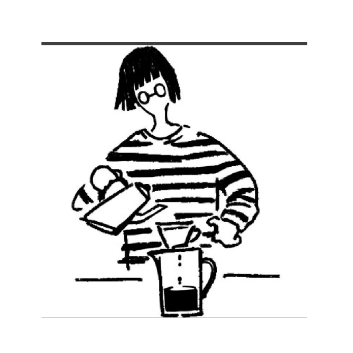 MA7 Rubber Stamp - Morning Coffee Fumiko