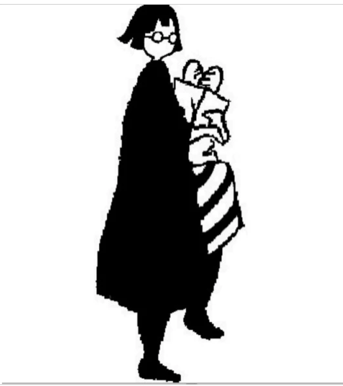 MA7 Rubber Stamp - Fumiko Who Shops Too Much