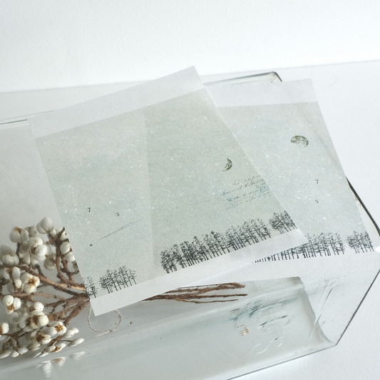 YOHAKU Memo Pad 25 Hoshimeguri M-196