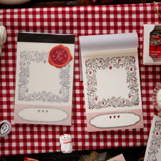 OURS Studio Label Letterpress Book - Frame of Strawberry