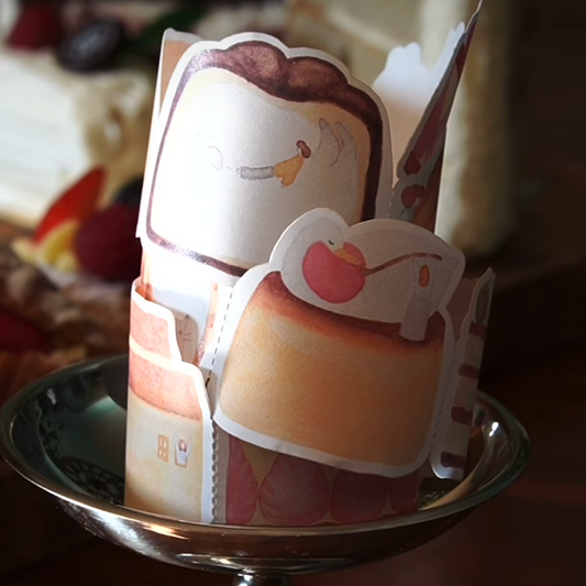 Ivy Snow X Pinkoi Roll Sticky Notes - Whimsical Desserts