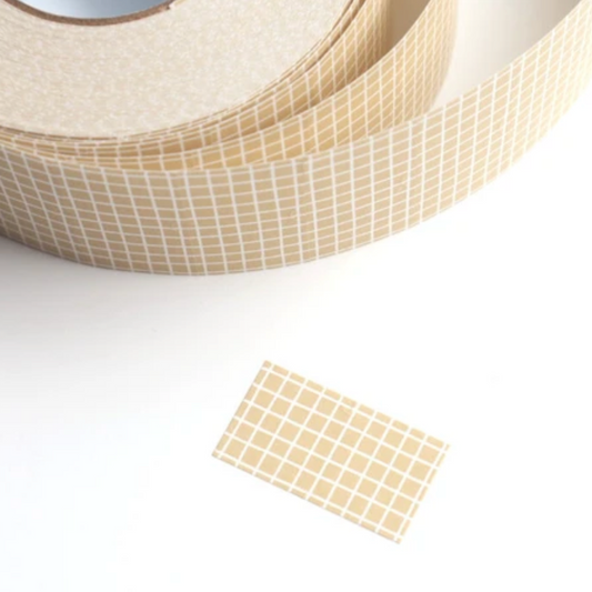 forme. Label Stickers - Greige Grid