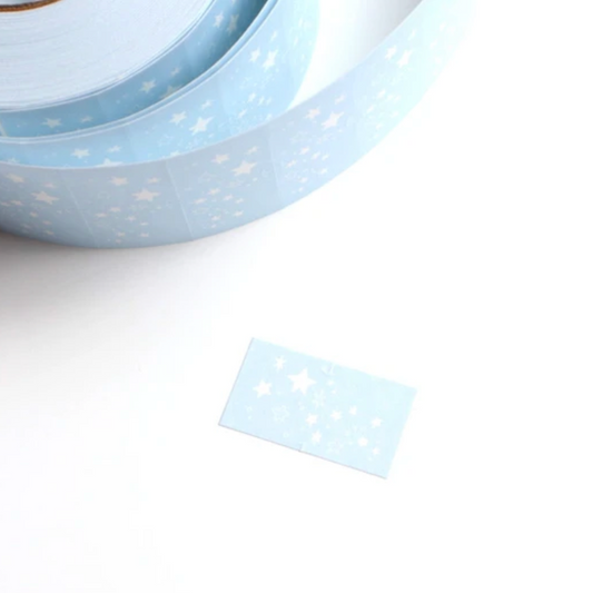 forme. Label Stickers - Pale Blue Hoshi