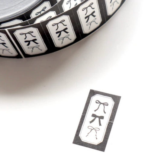 forme. Label Stickers - Monochrome Bows
