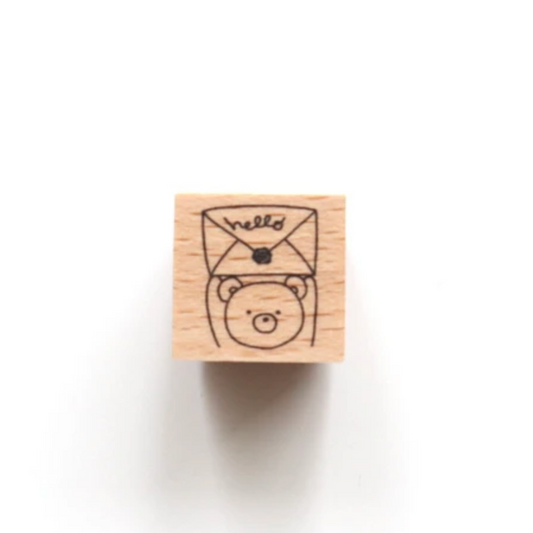 forme. Rubber Stamp - Hello Baby Kuma