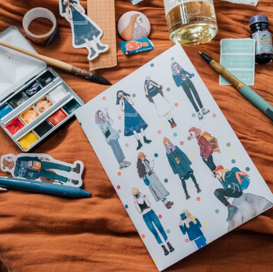 La Dolce Vita Reusable Sticker Book - Childhood