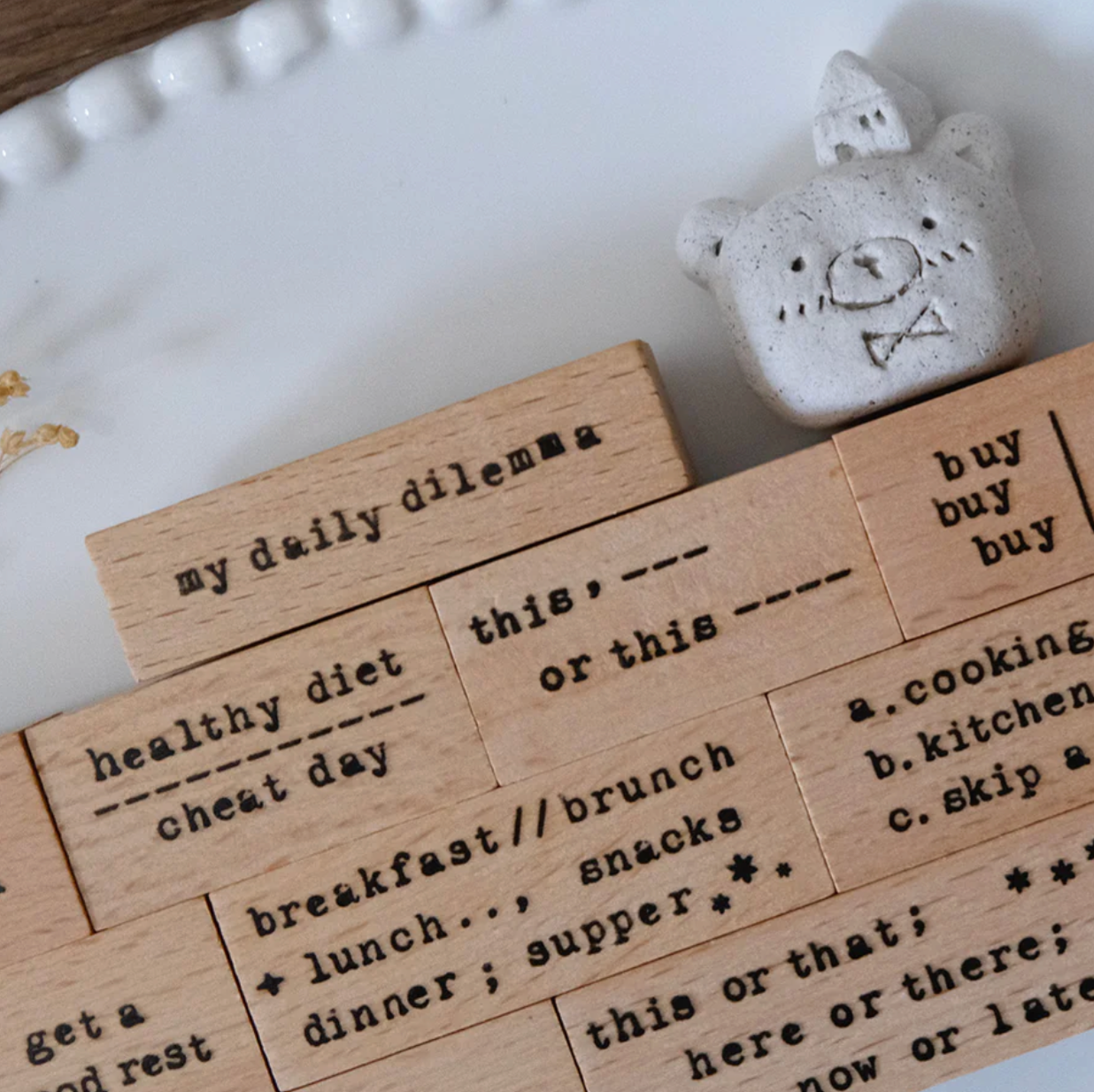 Eileen Tai Rubber Stamps - My Daily Dilemma Series