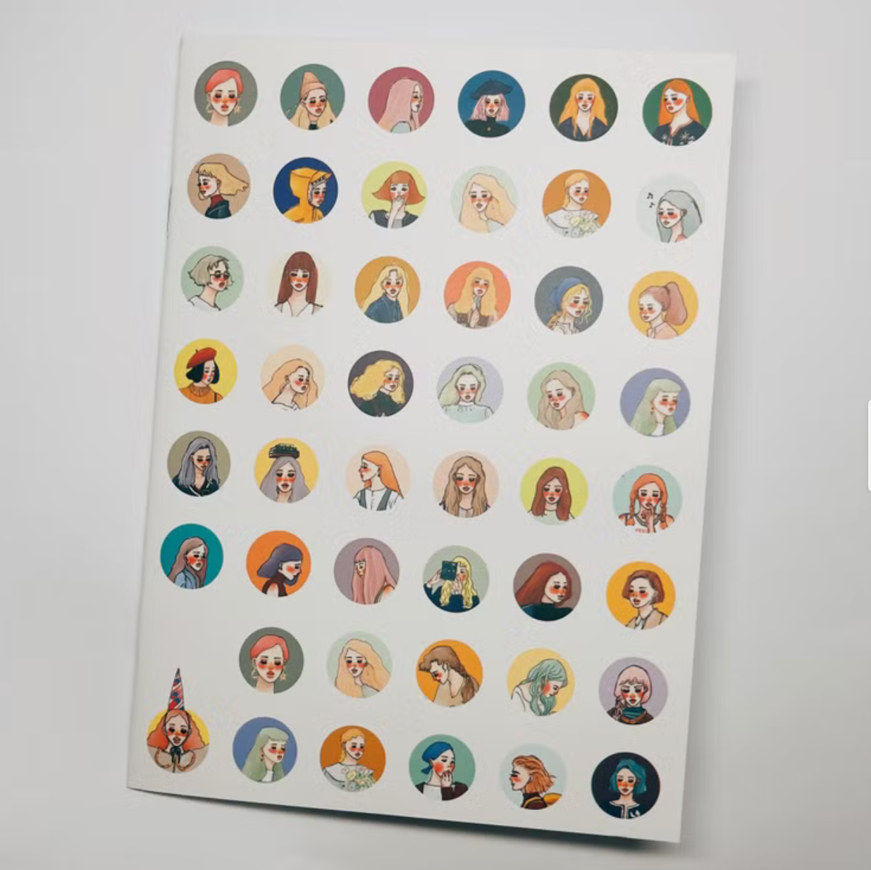 La Dolce Vita Reusable Sticker Book - Circle Girls