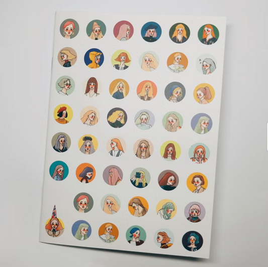 La Dolce Vita Reusable Sticker Book - Circle Girls