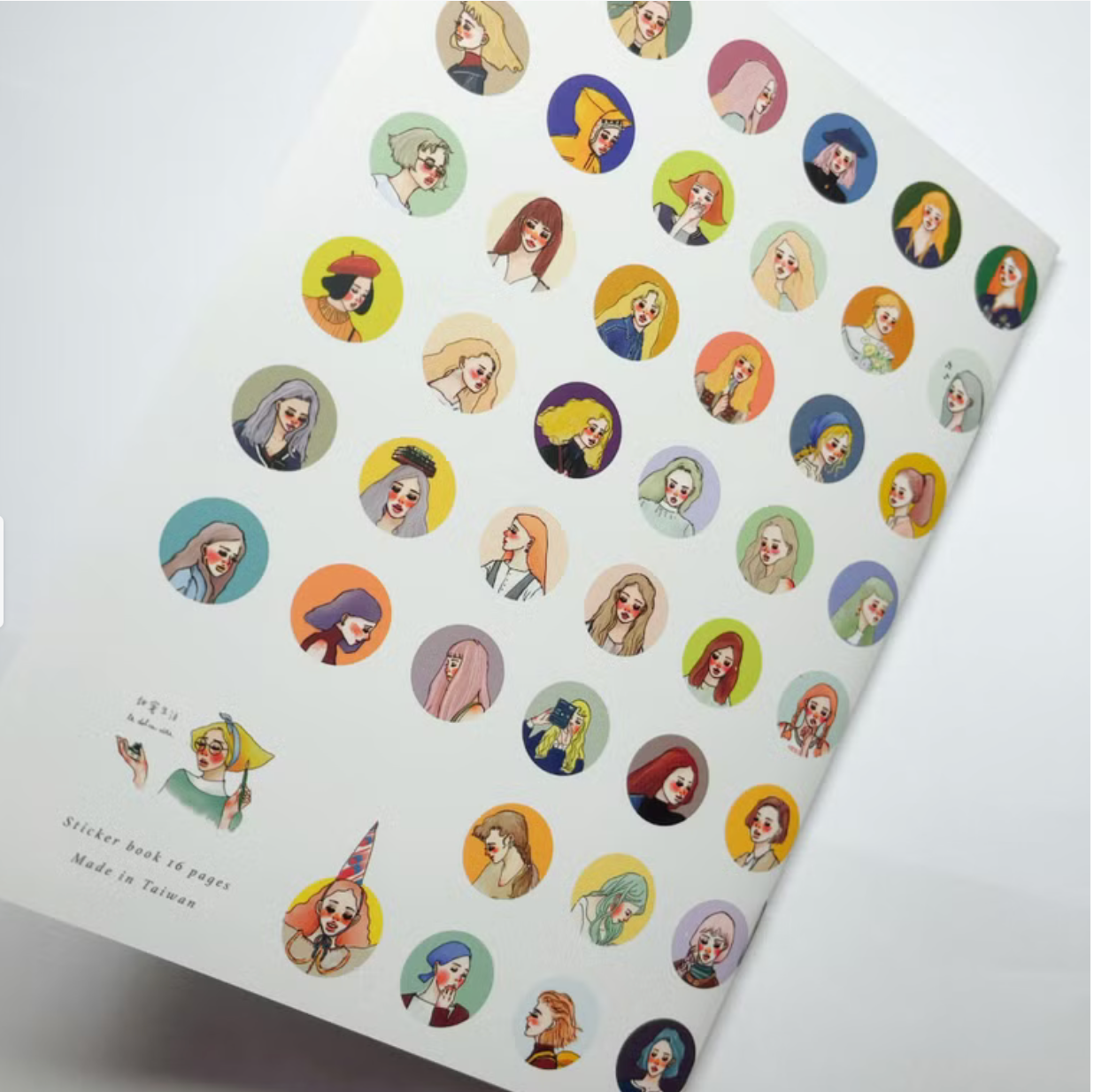 La Dolce Vita Reusable Sticker Book - Circle Girls